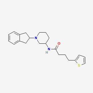 N-[1-(2,3-dihydro-1H-inden-2-yl)-3-piperidinyl]-4-(2-thienyl)butanamide