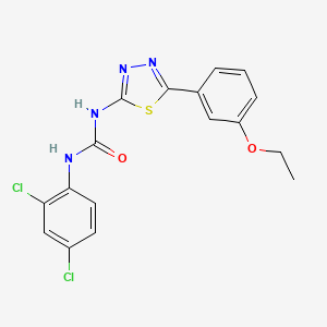 N-(2,4-dichlorophenyl)-N'-[5-(3-ethoxyphenyl)-1,3,4-thiadiazol-2-yl]urea