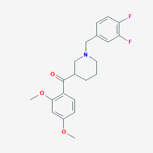 [1-(3,4-difluorobenzyl)-3-piperidinyl](2,4-dimethoxyphenyl)methanone