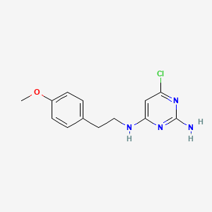 6-chloro-N~4~-[2-(4-methoxyphenyl)ethyl]-2,4-pyrimidinediamine