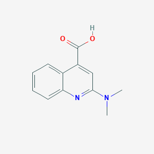 molecular formula C12H12N2O2 B603303 2-(Dimethylamino)quinoline-4-carboxylic acid CAS No. 933728-79-1