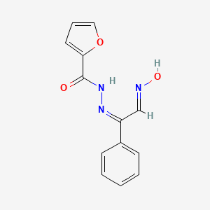 molecular formula C13H11N3O3 B6033101 N'-[2-(hydroxyimino)-1-phenylethylidene]-2-furohydrazide 