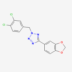 5-(1,3-benzodioxol-5-yl)-2-(3,4-dichlorobenzyl)-2H-tetrazole