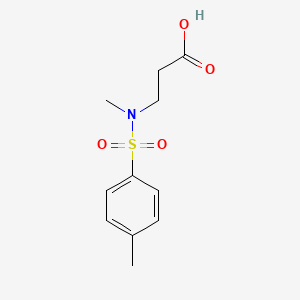 molecular formula C11H15NO4S B603346 N-methyl-N-[(4-methylphenyl)sulfonyl]-beta-alanine CAS No. 99987-01-6