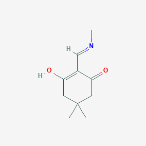 molecular formula C10H15NO2 B6033473 5,5-dimethyl-2-[(methylamino)methylene]-1,3-cyclohexanedione 