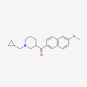 [1-(cyclopropylmethyl)-3-piperidinyl](6-methoxy-2-naphthyl)methanone