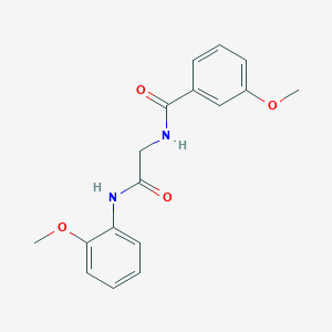 3-methoxy-N-{2-[(2-methoxyphenyl)amino]-2-oxoethyl}benzamide