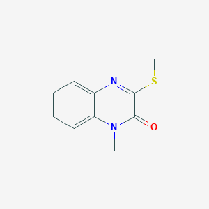 molecular formula C10H10N2OS B6033609 1-methyl-3-(methylthio)quinoxalin-2(1H)-one 