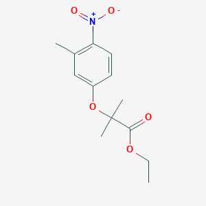 ethyl 2-methyl-2-(3-methyl-4-nitrophenoxy)propanoate