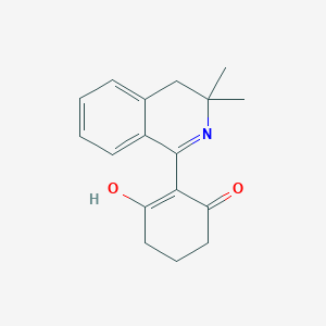 molecular formula C17H19NO2 B6033727 2-(3,3-dimethyl-3,4-dihydro-1(2H)-isoquinolinylidene)-1,3-cyclohexanedione 