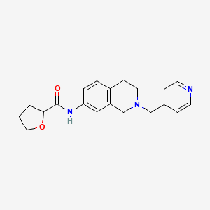 N-[2-(4-pyridinylmethyl)-1,2,3,4-tetrahydro-7-isoquinolinyl]tetrahydro-2-furancarboxamide