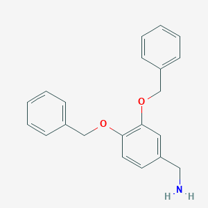 molecular formula C21H21NO2 B060341 3,4-二苄氧基苄胺 CAS No. 190018-05-4