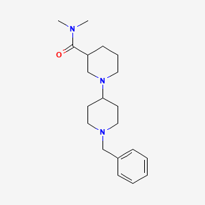 molecular formula C20H31N3O B6034254 1'-benzyl-N,N-dimethyl-1,4'-bipiperidine-3-carboxamide 