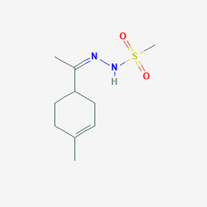 molecular formula C10H18N2O2S B6034260 N'-[1-(4-methyl-3-cyclohexen-1-yl)ethylidene]methanesulfonohydrazide 
