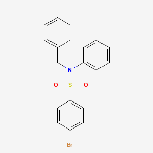 molecular formula C20H18BrNO2S B6034309 N-benzyl-4-bromo-N-(3-methylphenyl)benzenesulfonamide 