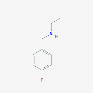 molecular formula C9H12FN B060344 N-乙基-4-氟苄胺 CAS No. 162401-03-8