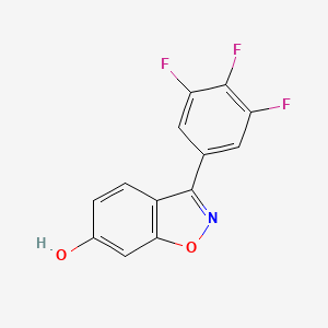 molecular formula C13H6F3NO2 B6034415 3-(3,4,5-trifluorophenyl)-1,2-benzisoxazol-6-ol 