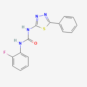 N-(2-fluorophenyl)-N'-(5-phenyl-1,3,4-thiadiazol-2-yl)urea