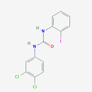 molecular formula C13H9Cl2IN2O B6034535 N-(3,4-dichlorophenyl)-N'-(2-iodophenyl)urea 