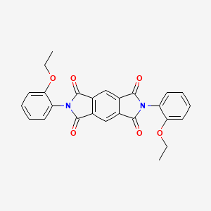 molecular formula C26H20N2O6 B6034744 2,6-bis(2-ethoxyphenyl)pyrrolo[3,4-f]isoindole-1,3,5,7(2H,6H)-tetrone 