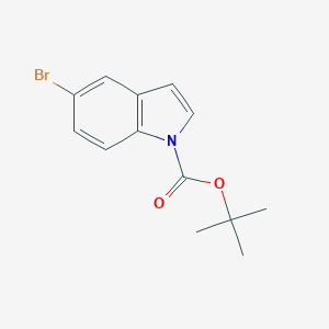 molecular formula C13H14BrNO2 B060351 N-Boc-5-溴吲哚 CAS No. 182344-70-3