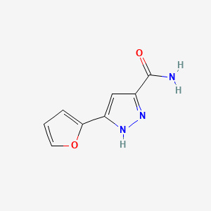 5-(2-furyl)-1H-pyrazole-3-carboxamide