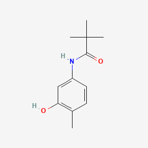 N-(3-hydroxy-4-methylphenyl)-2,2-dimethylpropanamide