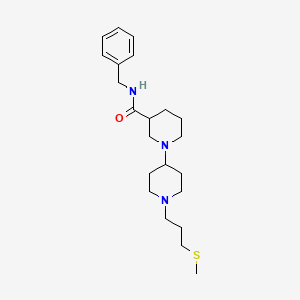 N-benzyl-1'-[3-(methylthio)propyl]-1,4'-bipiperidine-3-carboxamide