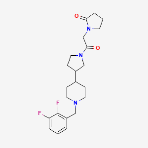 1-(2-{3-[1-(2,3-difluorobenzyl)-4-piperidinyl]-1-pyrrolidinyl}-2-oxoethyl)-2-pyrrolidinone