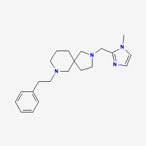 2-[(1-Methylimidazol-2-yl)methyl]-9-(2-phenylethyl)-2,9-diazaspiro[4.5]decane