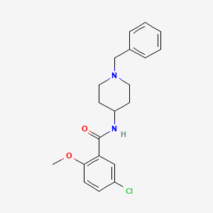 N-(1-benzylpiperidin-4-yl)-5-chloro-2-methoxybenzamide