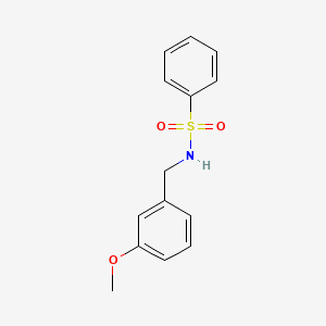 N-(3-methoxybenzyl)benzenesulfonamide