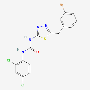 1-[5-(3-Bromobenzyl)-1,3,4-thiadiazol-2-yl]-3-(2,4-dichlorophenyl)urea