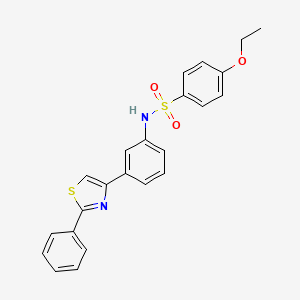 4-ethoxy-N-[3-(2-phenyl-1,3-thiazol-4-yl)phenyl]benzenesulfonamide