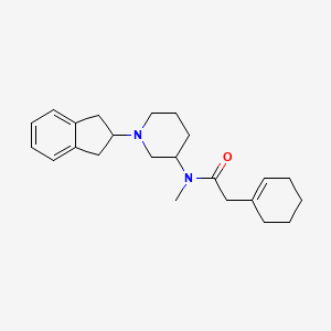 2-(1-cyclohexen-1-yl)-N-[1-(2,3-dihydro-1H-inden-2-yl)-3-piperidinyl]-N-methylacetamide