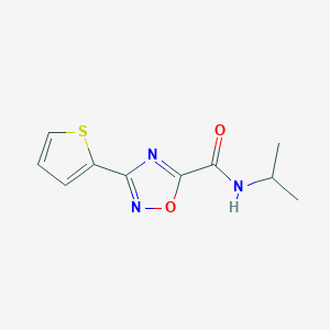 N-(propan-2-yl)-3-(thiophen-2-yl)-1,2,4-oxadiazole-5-carboxamide