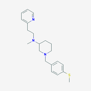 N-methyl-1-[4-(methylthio)benzyl]-N-[2-(2-pyridinyl)ethyl]-3-piperidinamine