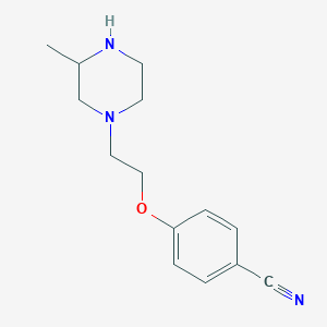 4-[2-(3-methyl-1-piperazinyl)ethoxy]benzonitrile