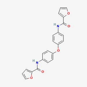 N-{4-[4-(FURAN-2-AMIDO)PHENOXY]PHENYL}FURAN-2-CARBOXAMIDE