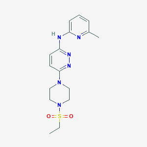 6-[4-(ethylsulfonyl)-1-piperazinyl]-N-(6-methyl-2-pyridinyl)-3-pyridazinamine