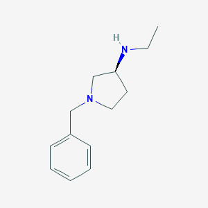 molecular formula C13H20N2 B060367 (3S)-(+)-1-苄基-3-(乙氨基)吡咯烷 CAS No. 169750-99-6