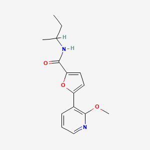 N-(sec-butyl)-5-(2-methoxypyridin-3-yl)-2-furamide