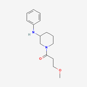 1-(3-methoxypropanoyl)-N-phenyl-3-piperidinamine