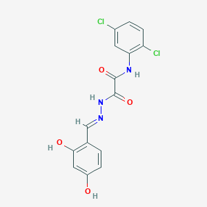 N-(2,5-dichlorophenyl)-2-[2-(2,4-dihydroxybenzylidene)hydrazino]-2-oxoacetamide