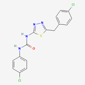 N-[5-(4-chlorobenzyl)-1,3,4-thiadiazol-2-yl]-N'-(4-chlorophenyl)urea