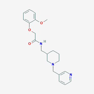 2-(2-methoxyphenoxy)-N-{[1-(3-pyridinylmethyl)-3-piperidinyl]methyl}acetamide