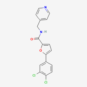 molecular formula C17H12Cl2N2O2 B6036970 5-(3,4-dichlorophenyl)-N-(4-pyridinylmethyl)-2-furamide 