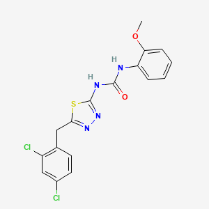 N-[5-(2,4-dichlorobenzyl)-1,3,4-thiadiazol-2-yl]-N'-(2-methoxyphenyl)urea