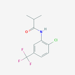 N-[2-chloro-5-(trifluoromethyl)phenyl]-2-methylpropanamide