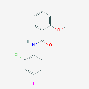 N-(2-chloro-4-iodophenyl)-2-methoxybenzamide